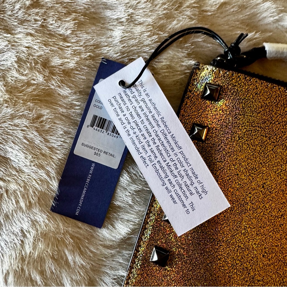 Studded Holographic Clutch - Picture 2 of 7